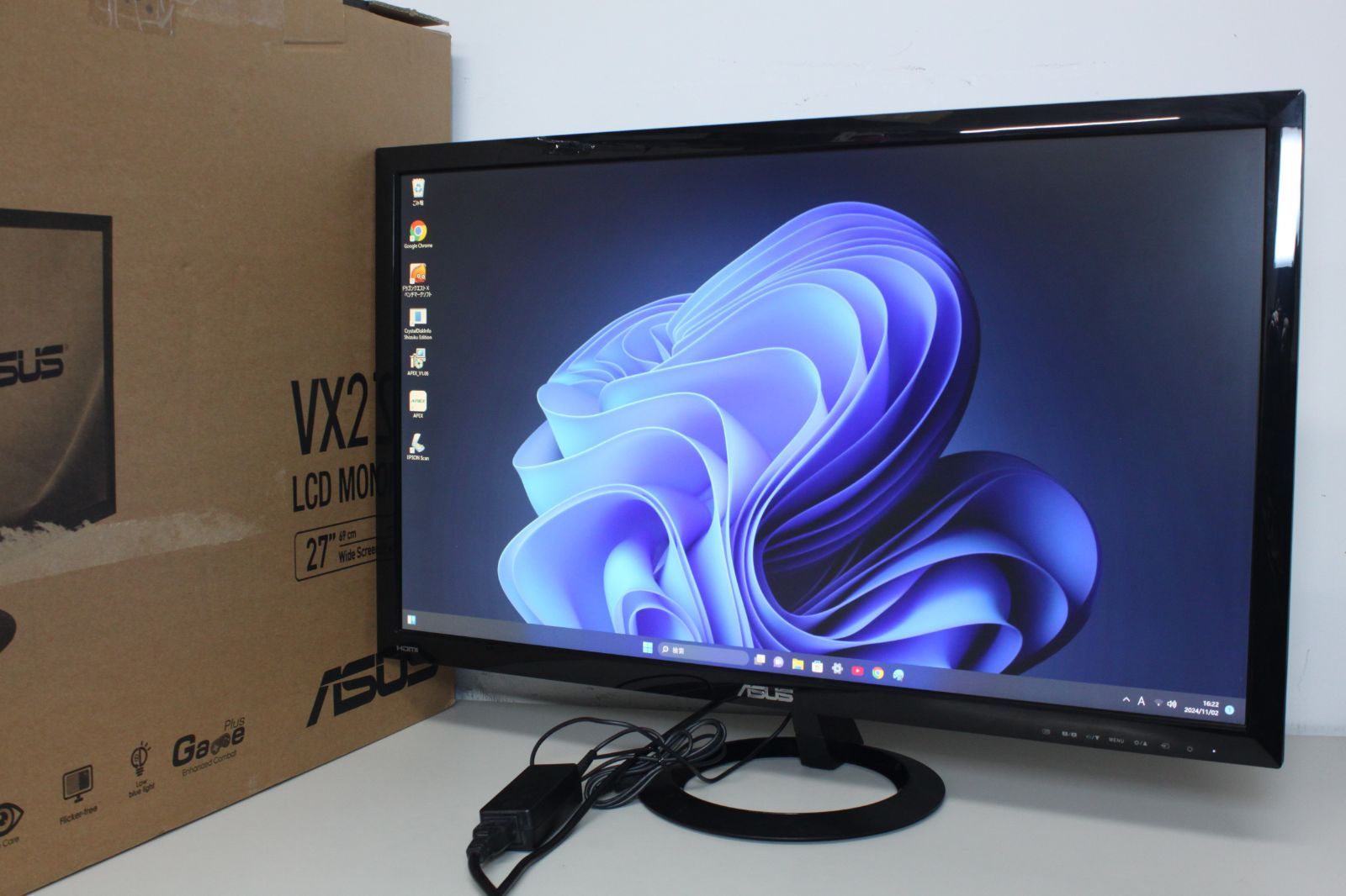 ASUS VX278H 27インチ1msゲーミングディスプレイ フルHD