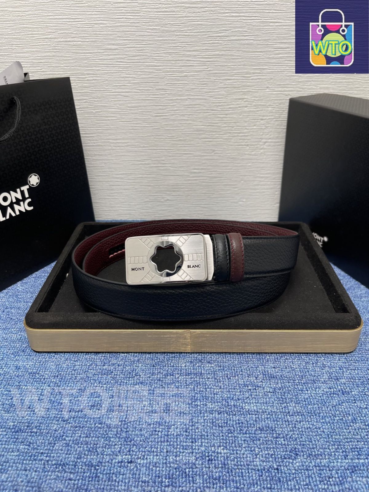 未使用　モンブラン　ベルト　貴重 2025年最新】Yahoo!オークション -mont blanc ベルトの中古品
