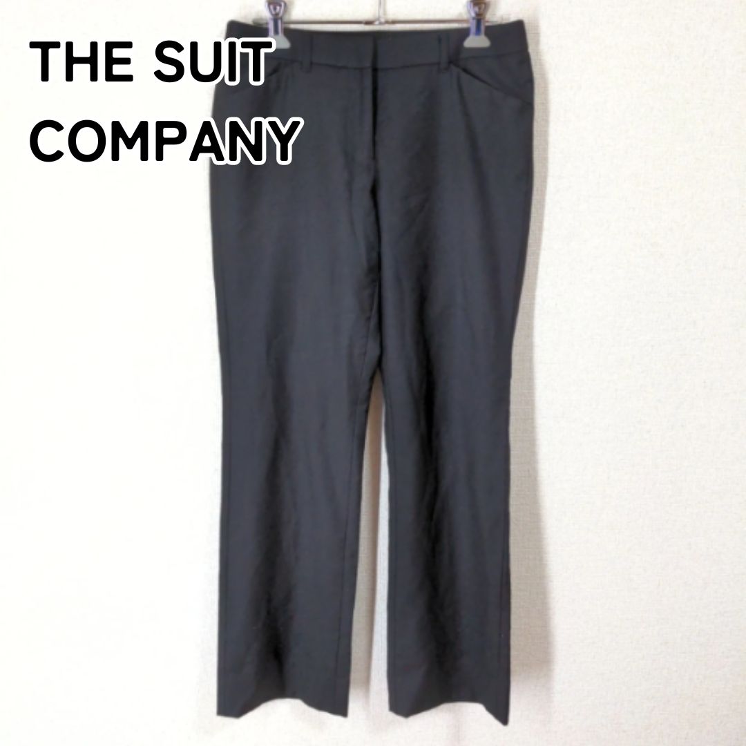 THE SUIT COMPANY ザスーツカンパニー 36 ブラック スラックス