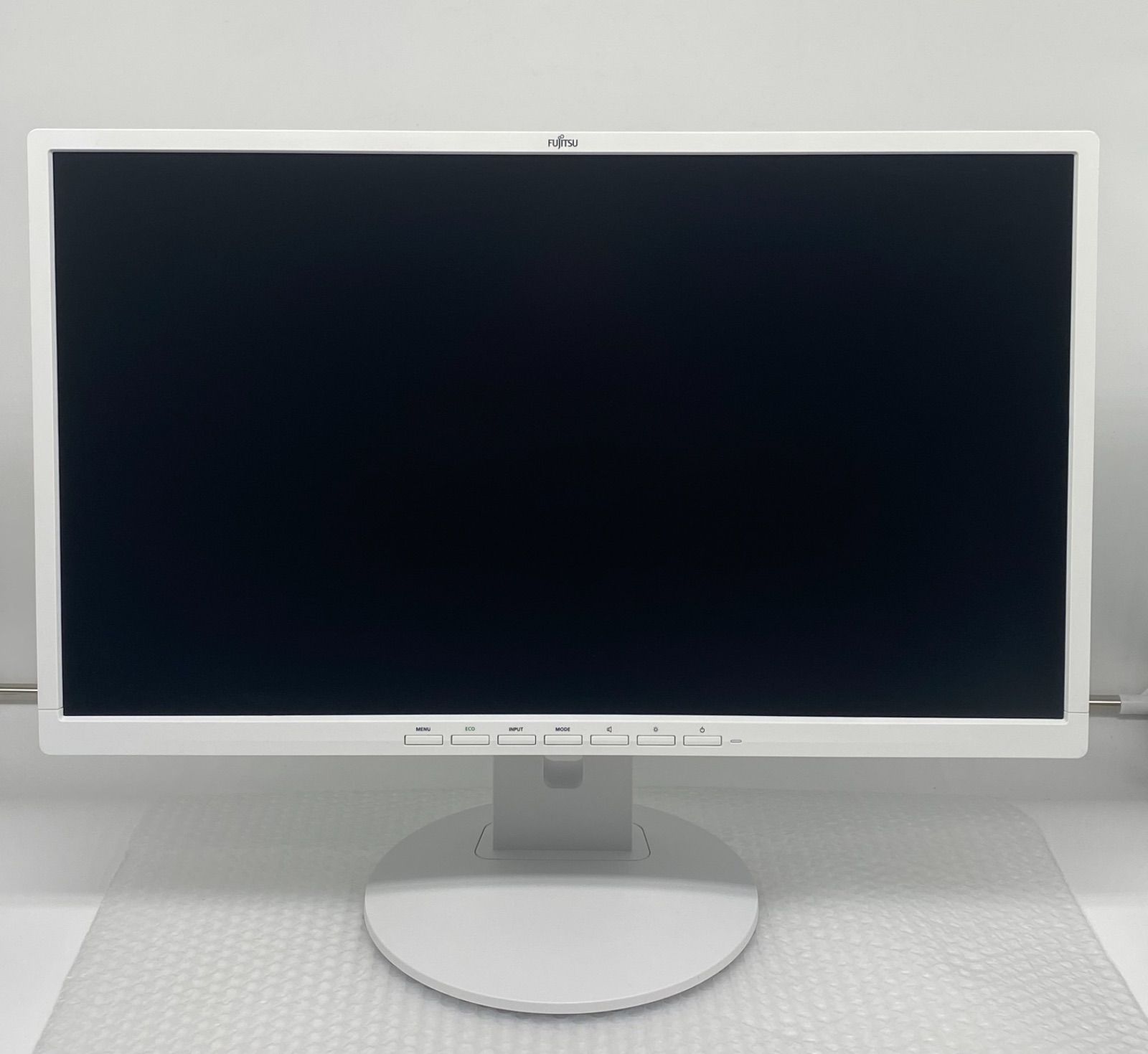 富士通 Fujitsu 液晶モニター VL-B24-8T 23.8インチワイド ホワイト フルHD 1920x1080 非光沢 IPSパネル LEDバックライト ディスプレイポート DVI VGA  中古-良い