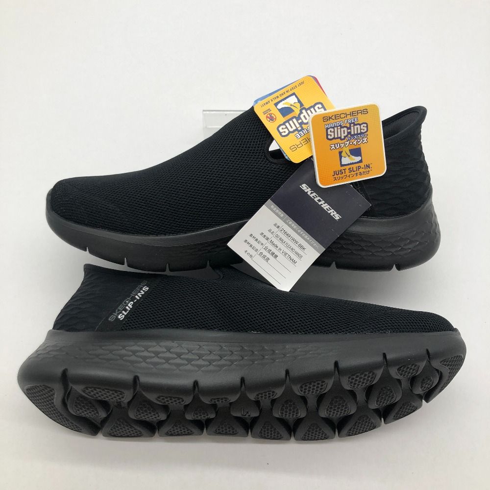 04w0206∞ SKECHERS スケッチャーズ SLIP-INS スリップインズ GO WALK FLEX-NO HANDS ゴーウォーク フレックスノーハンズ 216491WW ブラック 26.5ｃｍ 軽量 超ワイド ハンズフリー スリッポン 中古品 - メルカリ