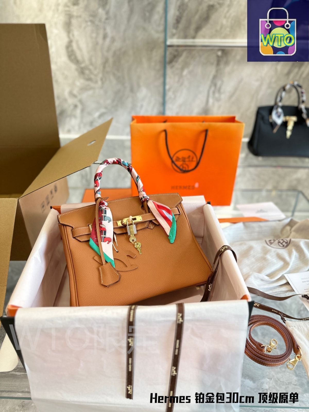 今日WTO】Herm?s Birkin 30cm トップグレード フルレザーバッグ