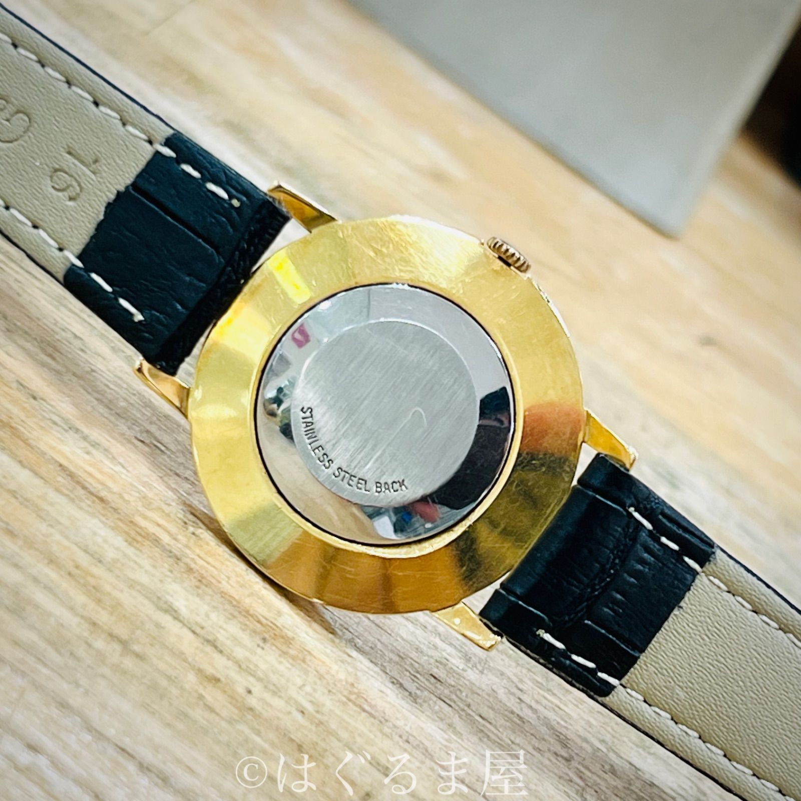 1950年代製造 ベンラス 2針 手巻きメンズウォッチ ゴールドケース OH  