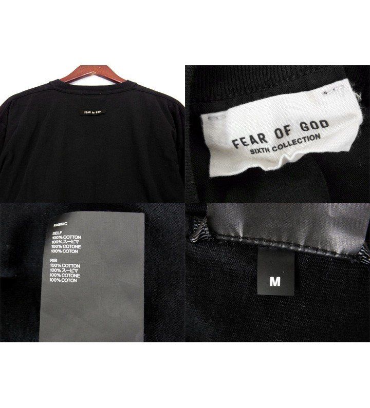 フィア オブ ゴッド FEAR OF GOD ■ 6th 【 Sixth Collection FG Logo Tee 】 リフレクティブ FG ロゴ  Tシャツ　n3557