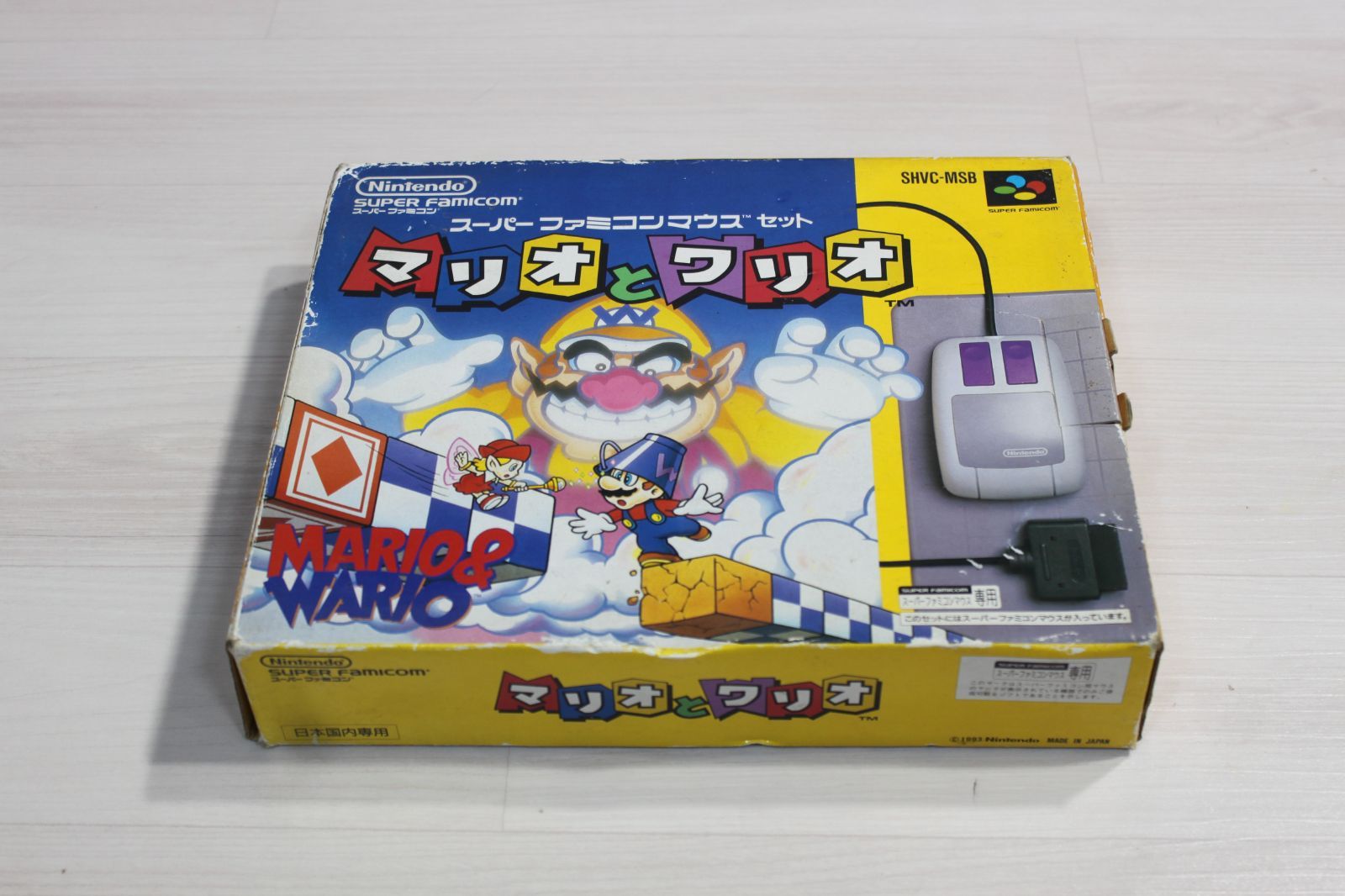 中古品　スーパーファミコン　ソフト　マリオとワリオ