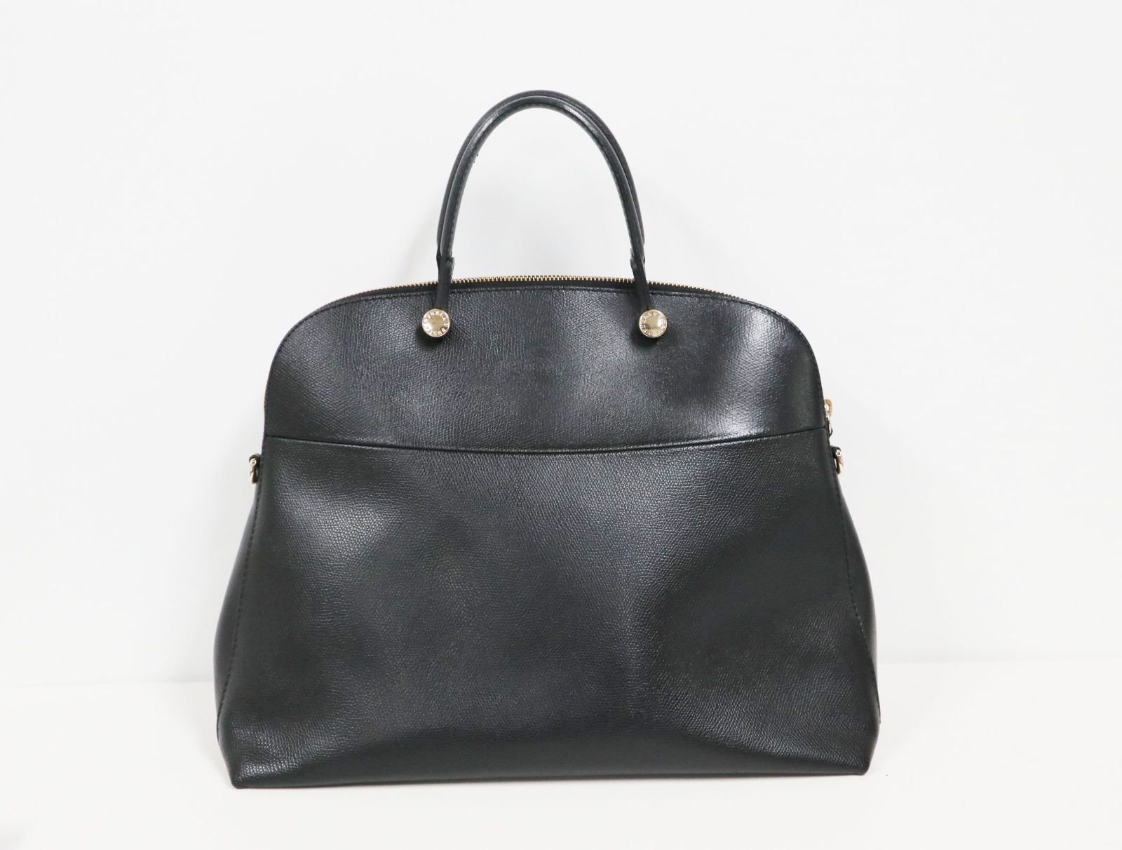 フルラ FURLA パイパー ブラック レザー 2WAY ハンドバッグ ショルダー