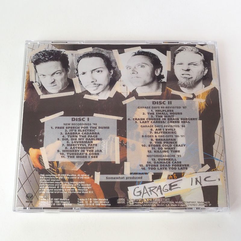 高音質SHM-CD] メタリカ ガレージ・インク (初回限定生産盤)（国内盤