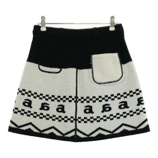 新品 archivio ゴルフ レディーススカート ダイヤモンドパターン 36