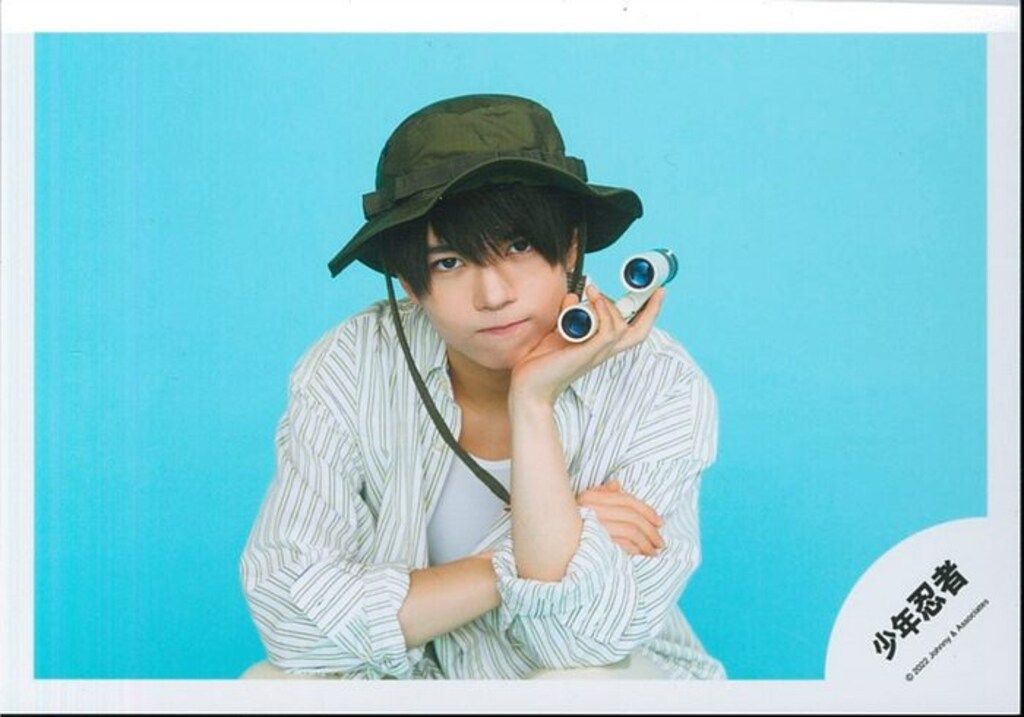 少年忍者 22年 Greeting Photo Summer Vacation ver 織山尚大