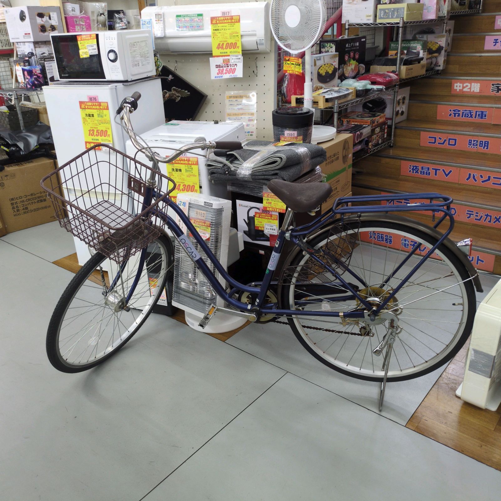 J311 ライト点灯不可 サビキズ使用感 普通自転車 OSCAR 6段 27インチ