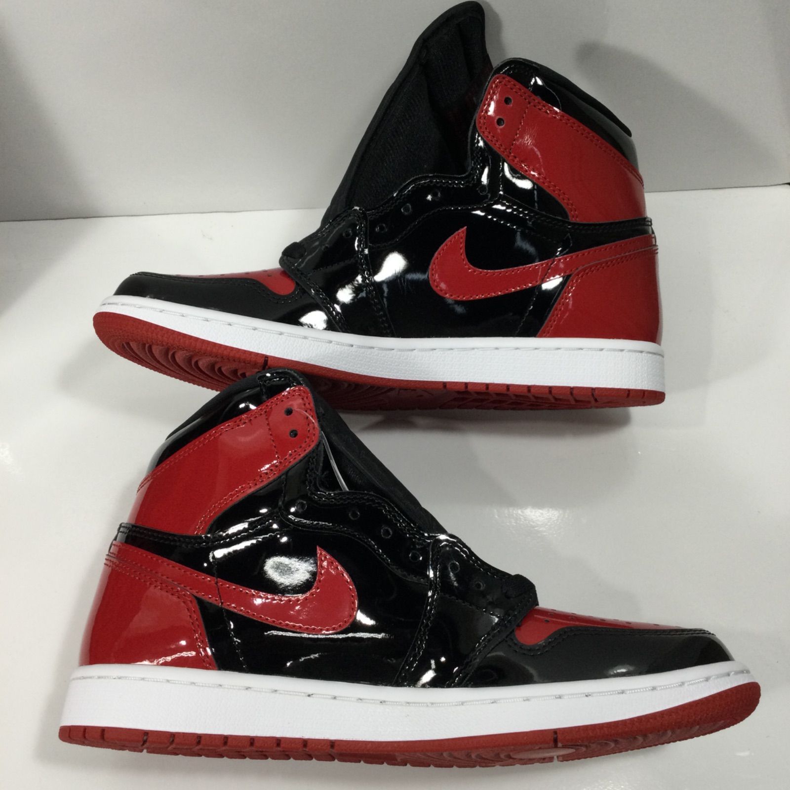 未使用】NIKE AIR JORDAN 1 HIGH OG Patent Bred ナイキ エア ...