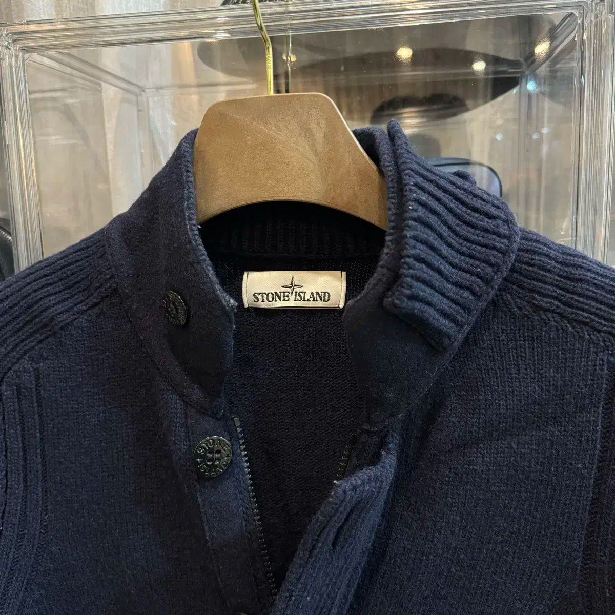 stone ジップニット STONE ISLAND - 【ラスト1点】 Zip Knit Cardigan