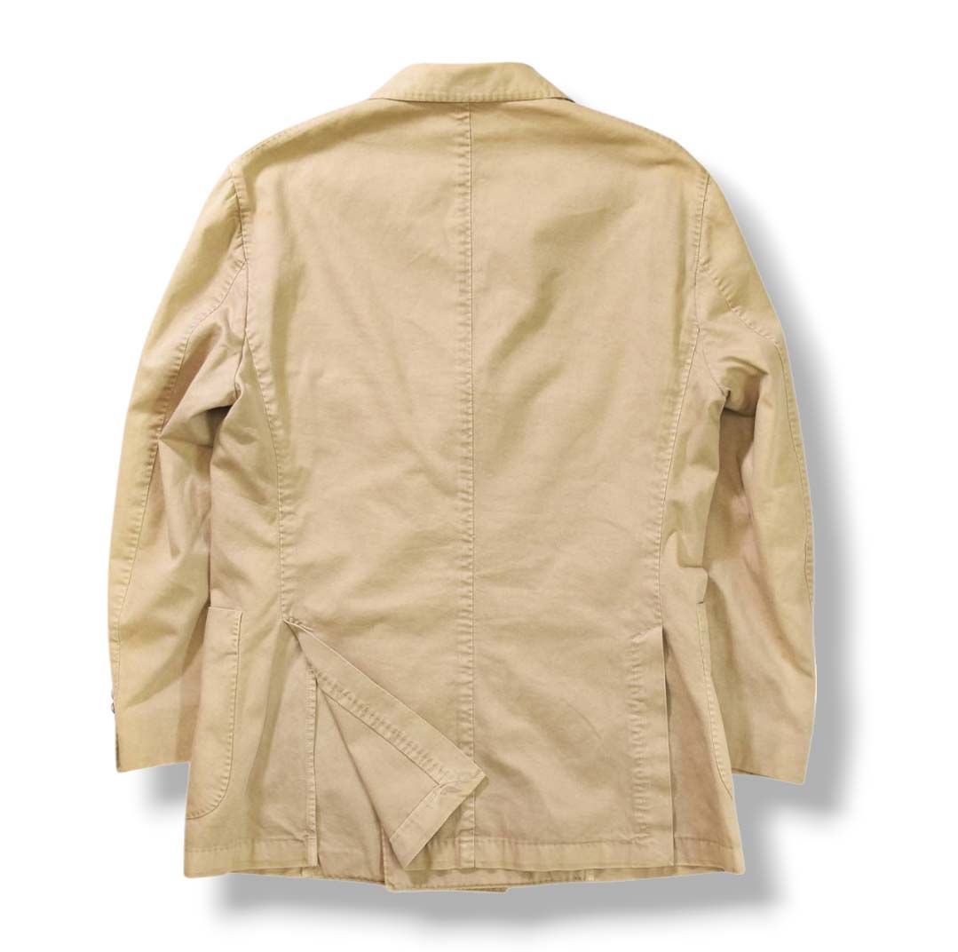 BOGLIOLI COAT ガーメントダイ アンコンジャケット イタリア製 48 最高級】 イタリア製 ボリオリ BOGLIOLI COAT ガーメントダイ
