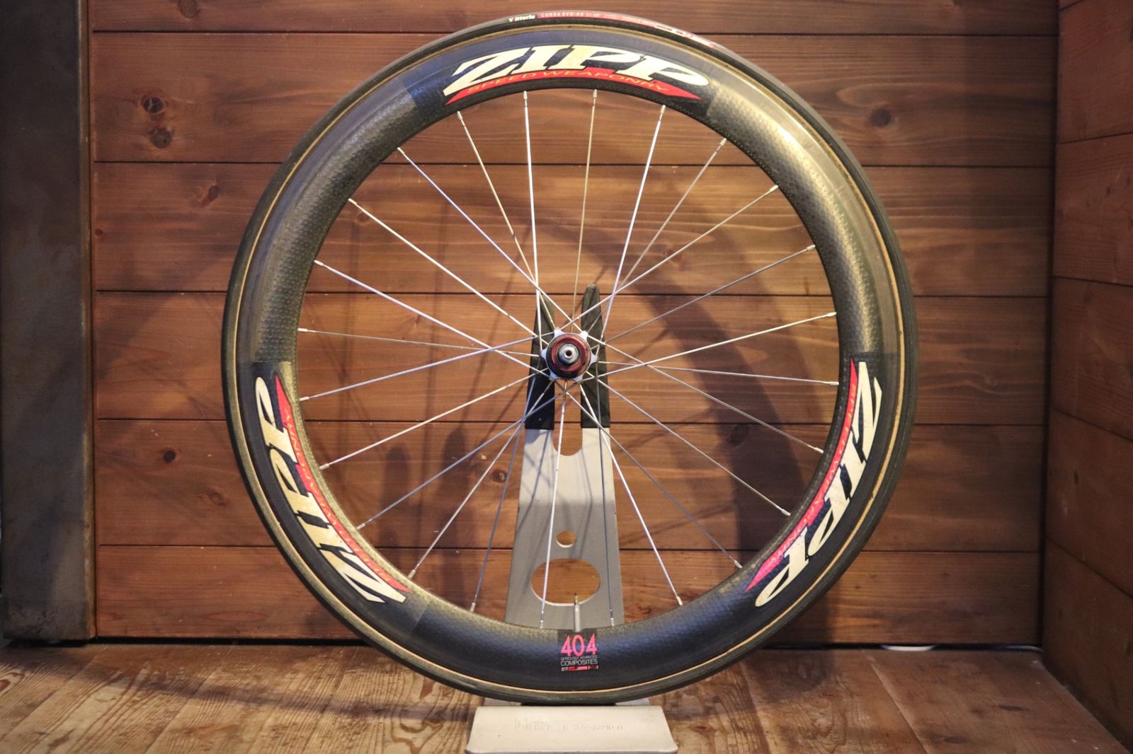 ジップ ZIPP 404 カーボン チューブラー リアホイールのみ シマノ10S 【東京南麻布店】