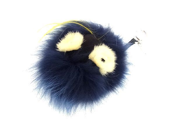 □極美品□ FENDI フェンディ バッグバグズ モンスター ファー