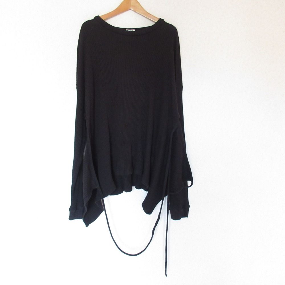 美品 BASERANGE ベースレンジ ロングスリーブ リブニット