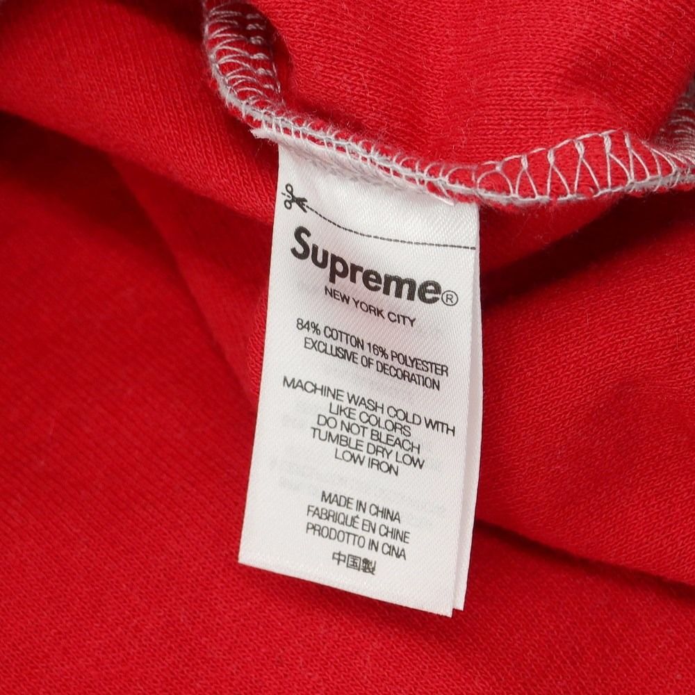【中古】シュプリーム Supreme 2023年春夏 Inside Out Box Logo Hooded Sweatshirt プルオーバー パーカー グレーxレッド【サイズL】【メンズ】-5