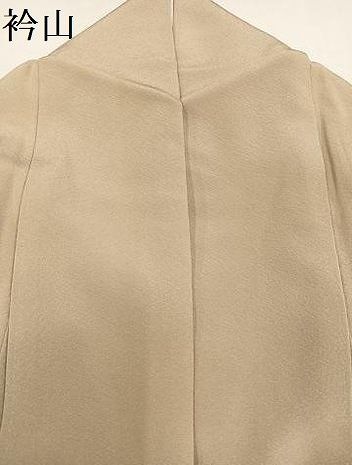 平和屋着物○上質な色無地 白橡色 正絹 逸品 AAAZ1809ph 平和屋