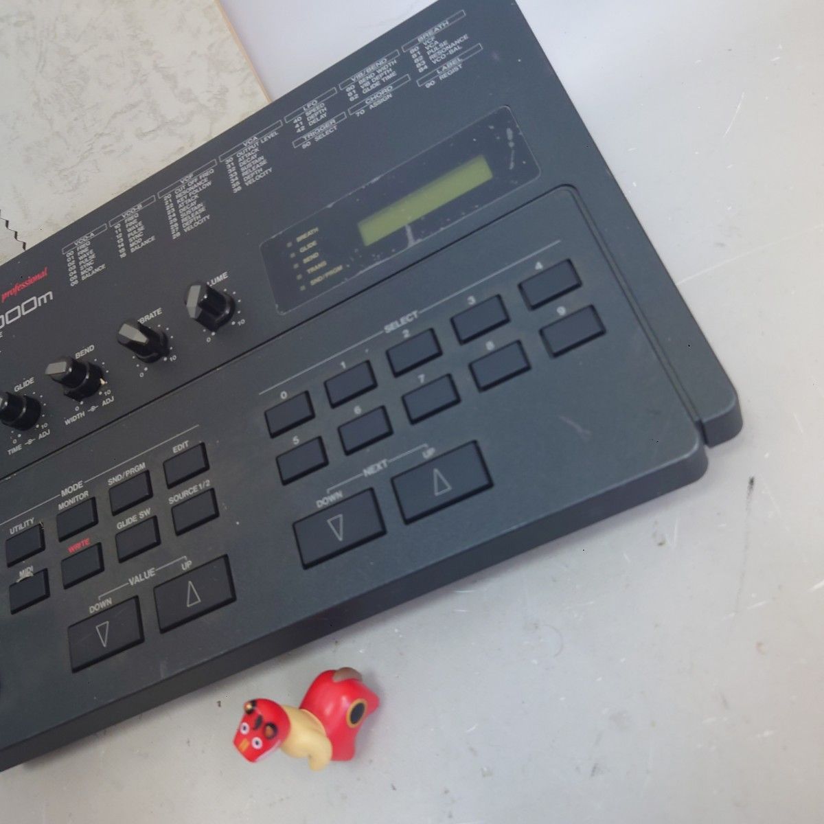 動作品】AKAI EWI3000m サウンドモジュール 専用音源 ラック