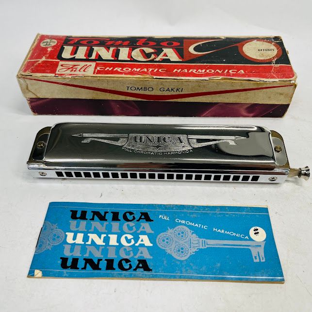 中古良品】TOMBO (トンボ) UNICAクロマチックハーモニカ C調