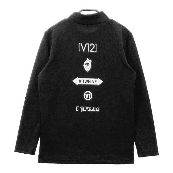 V12 長袖 シャツ 裏起毛 V12] レディース長袖ハイネックシャツ