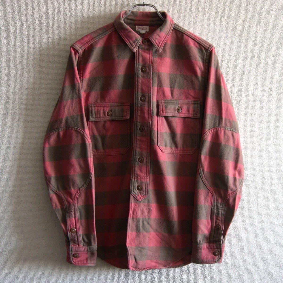 WHEELERS UNION SPECIAL OVERALLS OFFY 1920-1930s STYLE WORK SHIRT ネルシャツ フリーホイーラーズ 25090455