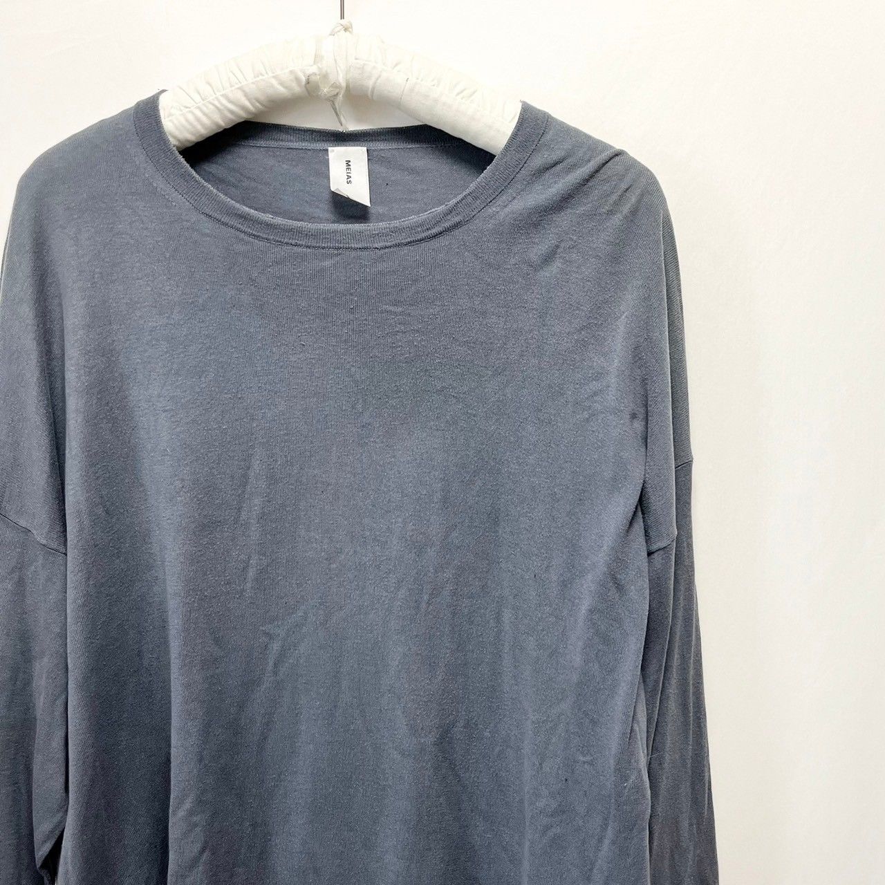MEIAS メイアス 21AW FINE GAUGE SILK LONG TEE シルクロングスリーブT 