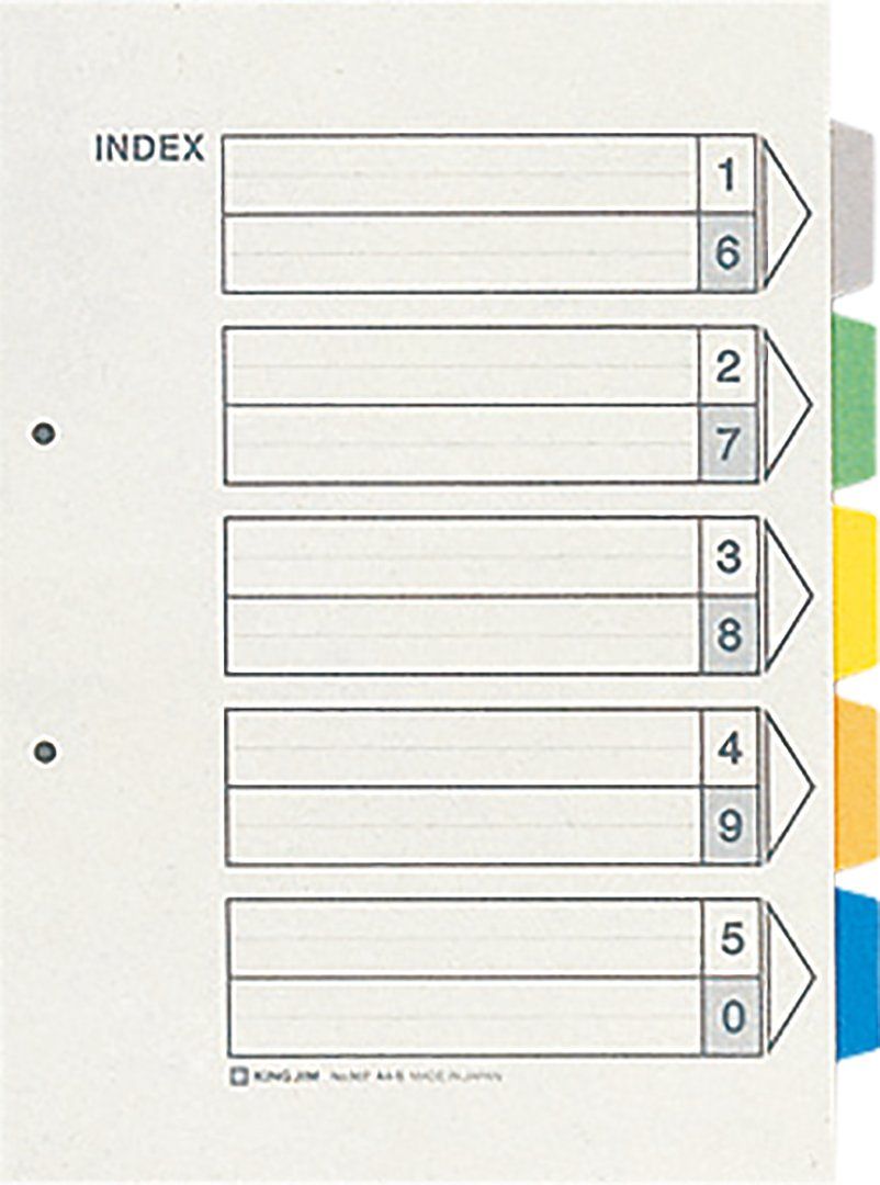 カラ-インデックスA4-S