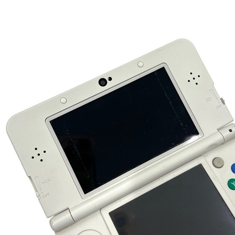 ニンテンドー3DS - Nintendo 任天堂 Newニンテンドー 3DS KTR-001 ゲーム機本体 ホワイト / きせかえプレート カラフルスター ジャンク 【現状品】 52508K41 Nintendo 任天堂 Newニンテンドー 3DS KTR-001 ゲーム機本体