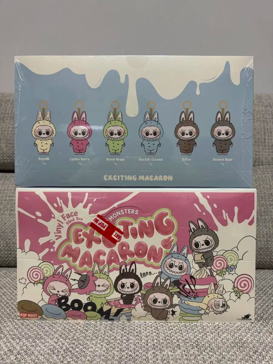 ラブブ おいしい マカロン FACE 人形 ぬいぐるみ ぬい シリーズ 箱