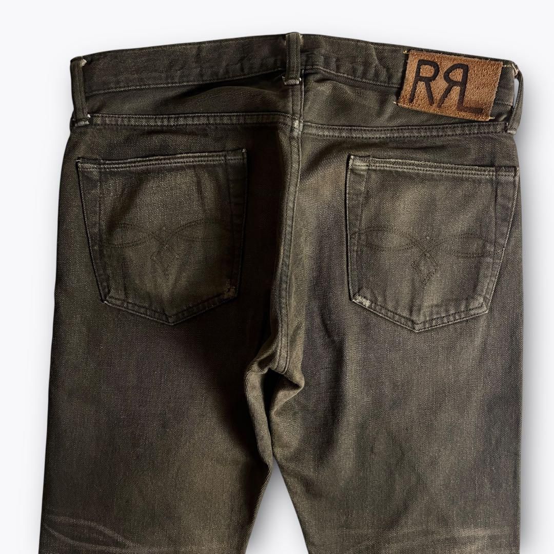 RRL TOBACCO WASH デニムパンツ ローストレート ブラウン