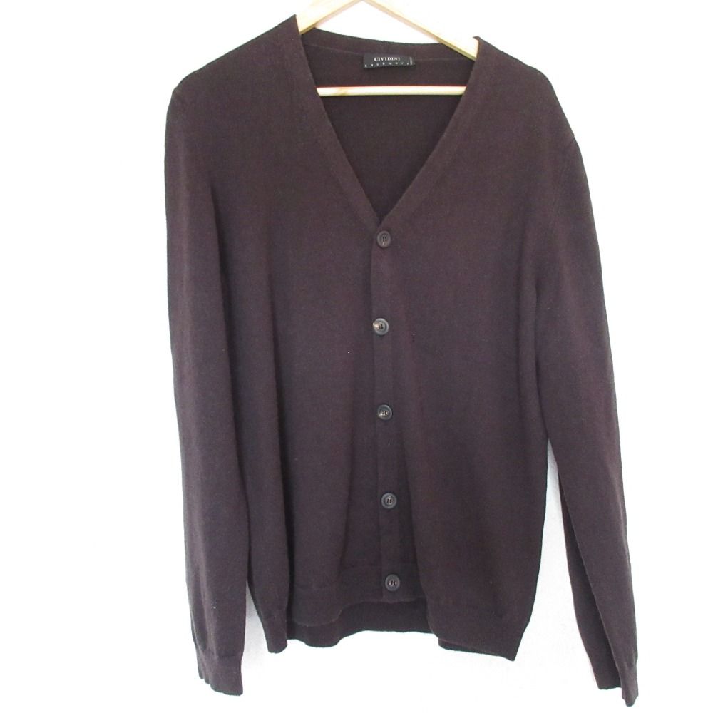 美品 CIVIDINI チヴィディーニ カシミヤ100% 長袖 Vネック 美品 CIVIDINI チヴィディーニ カシミヤ100% 長袖 Vネック