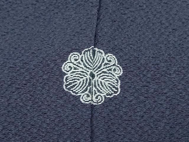 平和屋着物□上質な色無地 紋意匠 薄青色 正絹 逸品 AAAU9290st