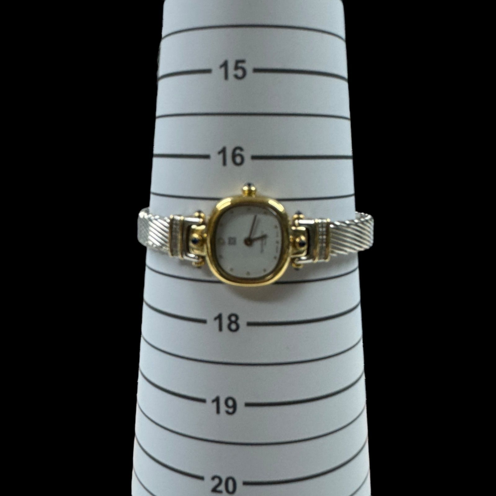 稼働 良品 GIVENCHY ジバンシー レディース時計 コンビ ストーン