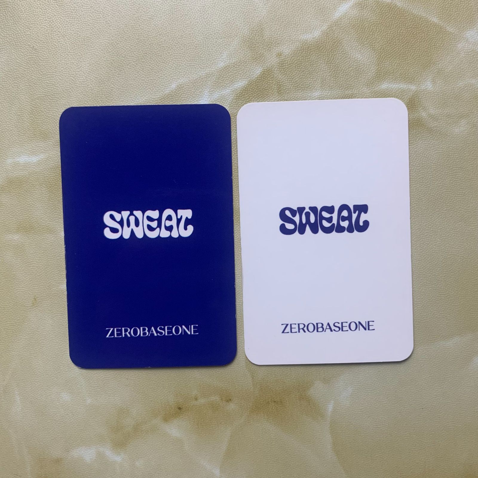 ZEROBASEONE Zb1 SWEAT サノク 事前収録 ゼベワン トレカ ユジン 2枚 セット