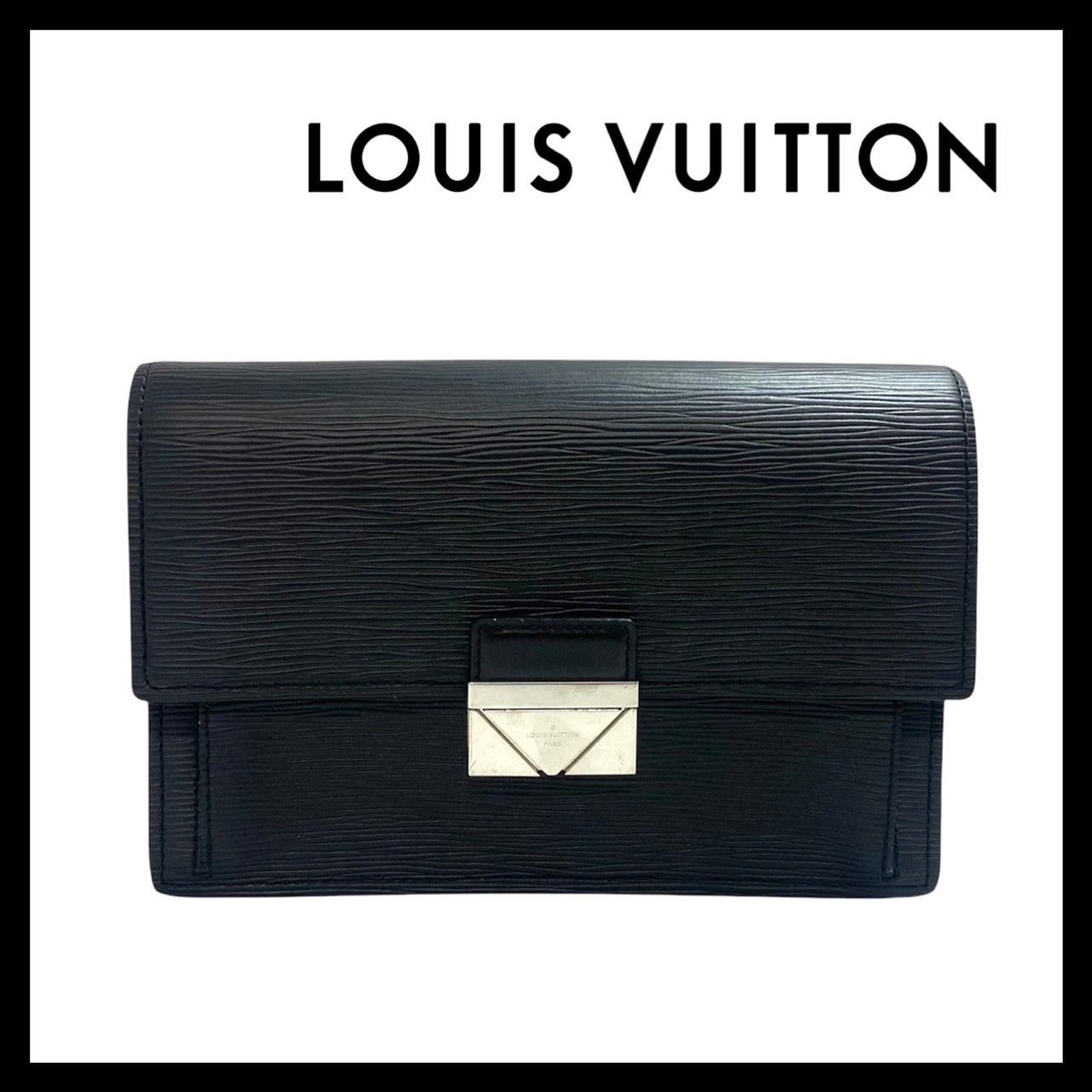 LOUIS VUITTON】ポシェットテムズ M42742 エピ ノワール ハンド  
