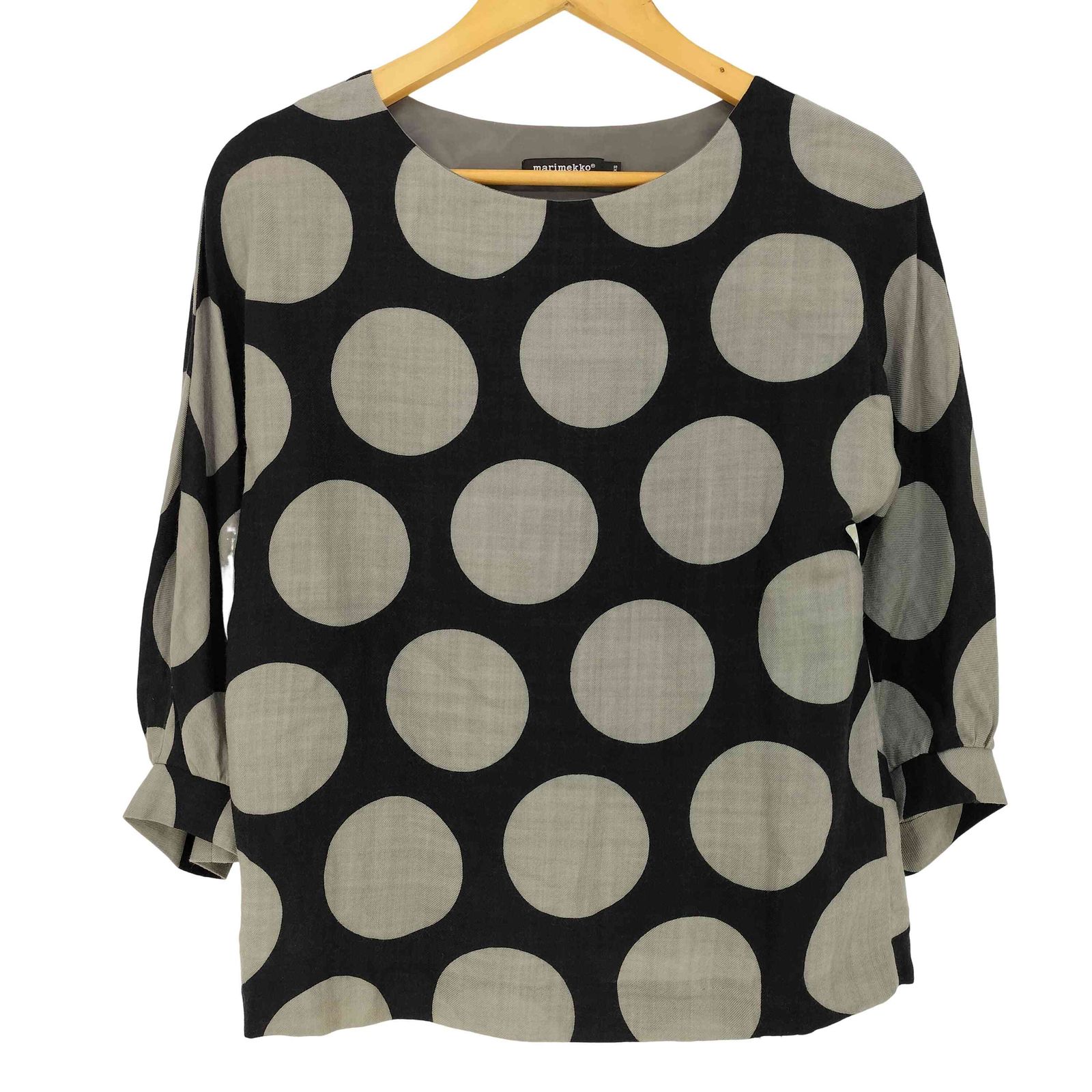 マリメッコ キヴェット ウールニット XS マリメッコ ニットセーター ウール100 ドット柄 水玉 キベット