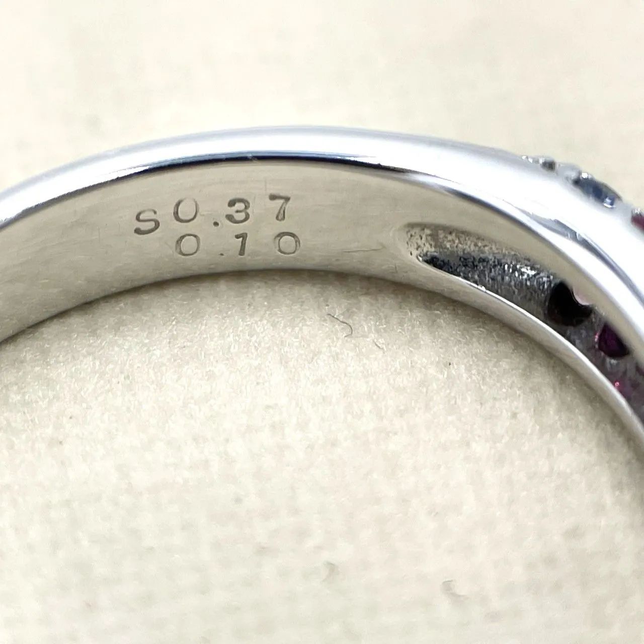 レア！【ポンテ・ヴェキオ】【鍵・キー】片耳用・K18WG・ダイヤ