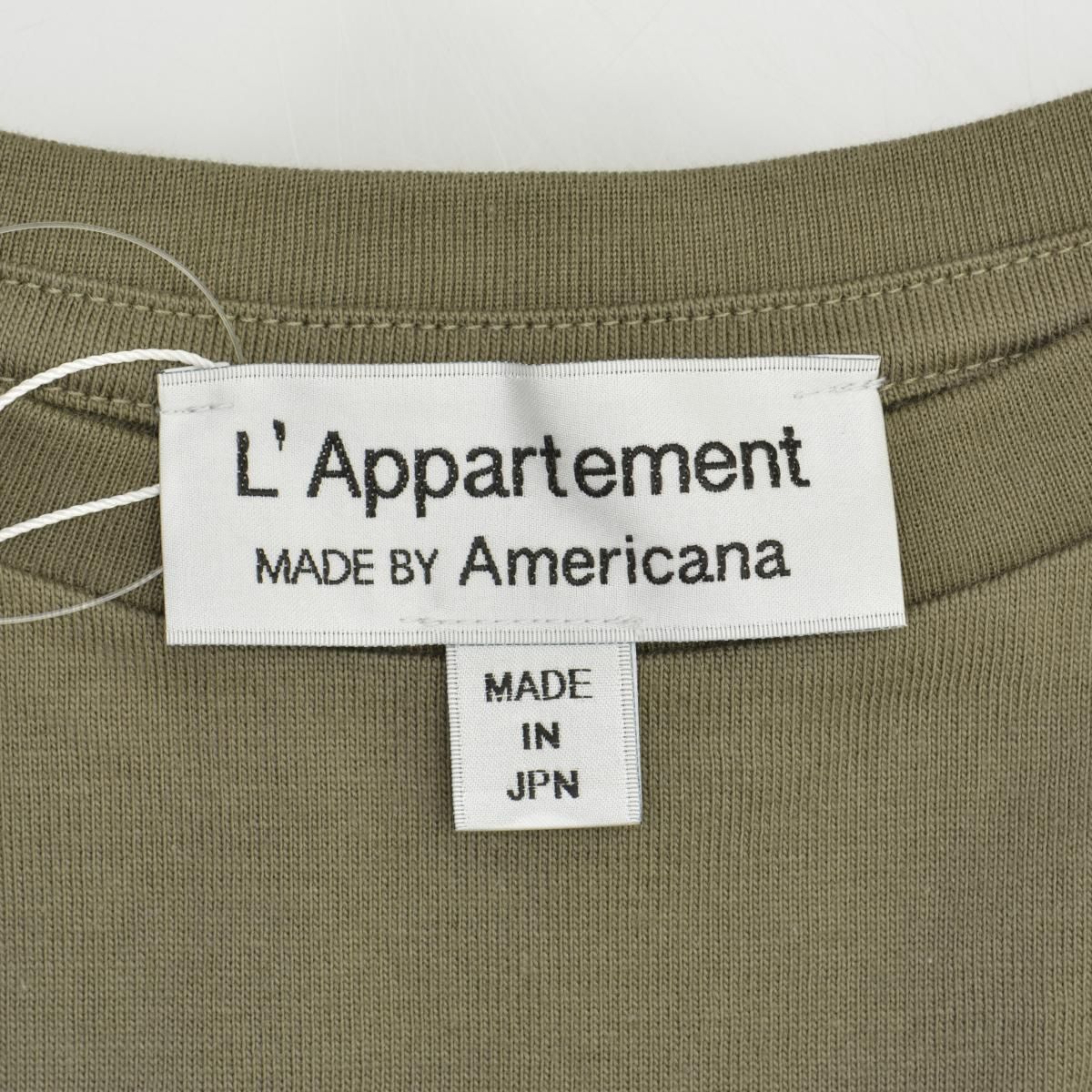 アパルトモン アメリカーナ good feeling t L'Appartement アパルトモン AMERICANA good feeling t-sh ブラック