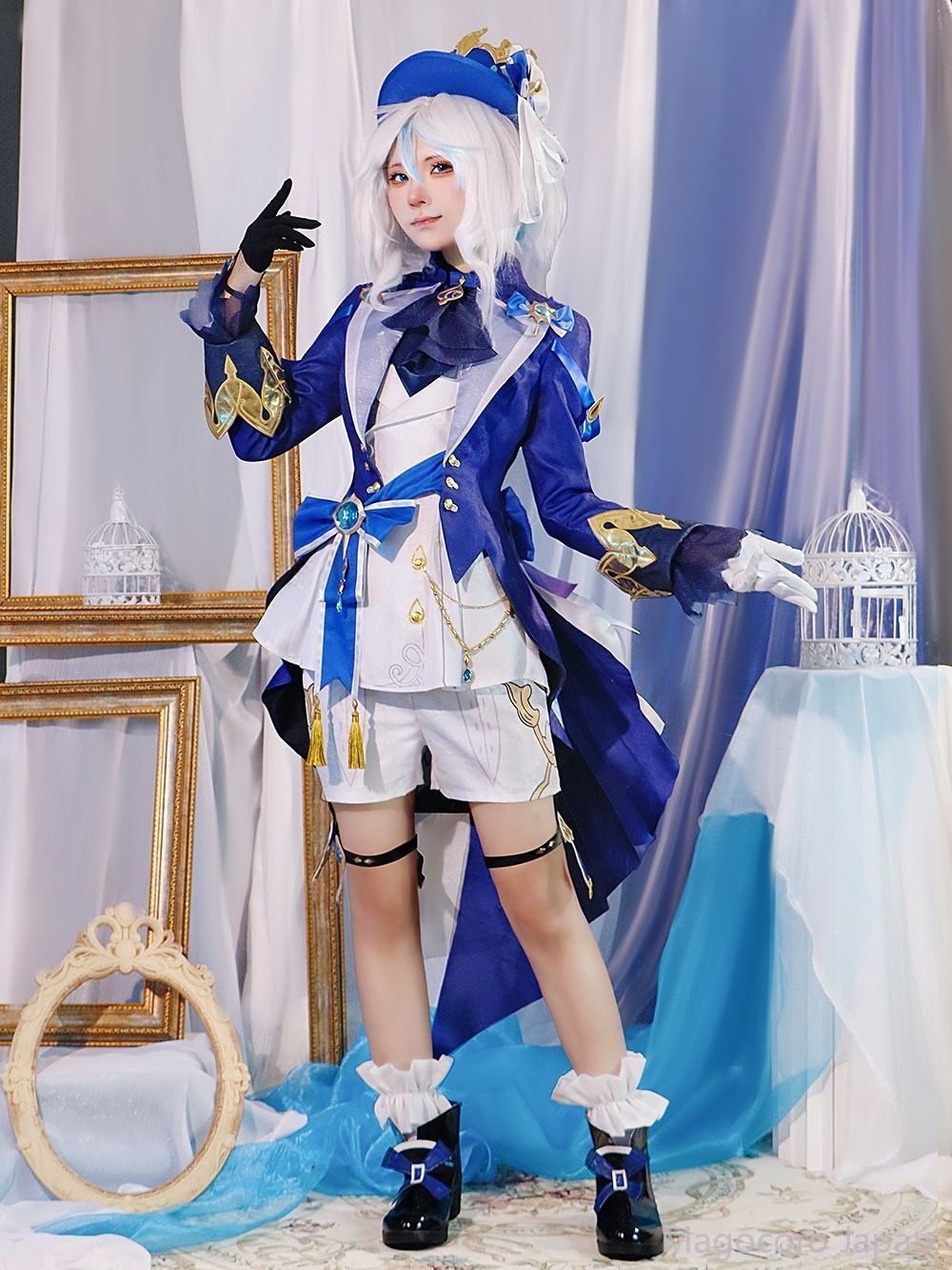 コスプレ衣装原神フリーナフルセットフォンテーヌコスプレコスチューム二次元女性用水の神アニメ