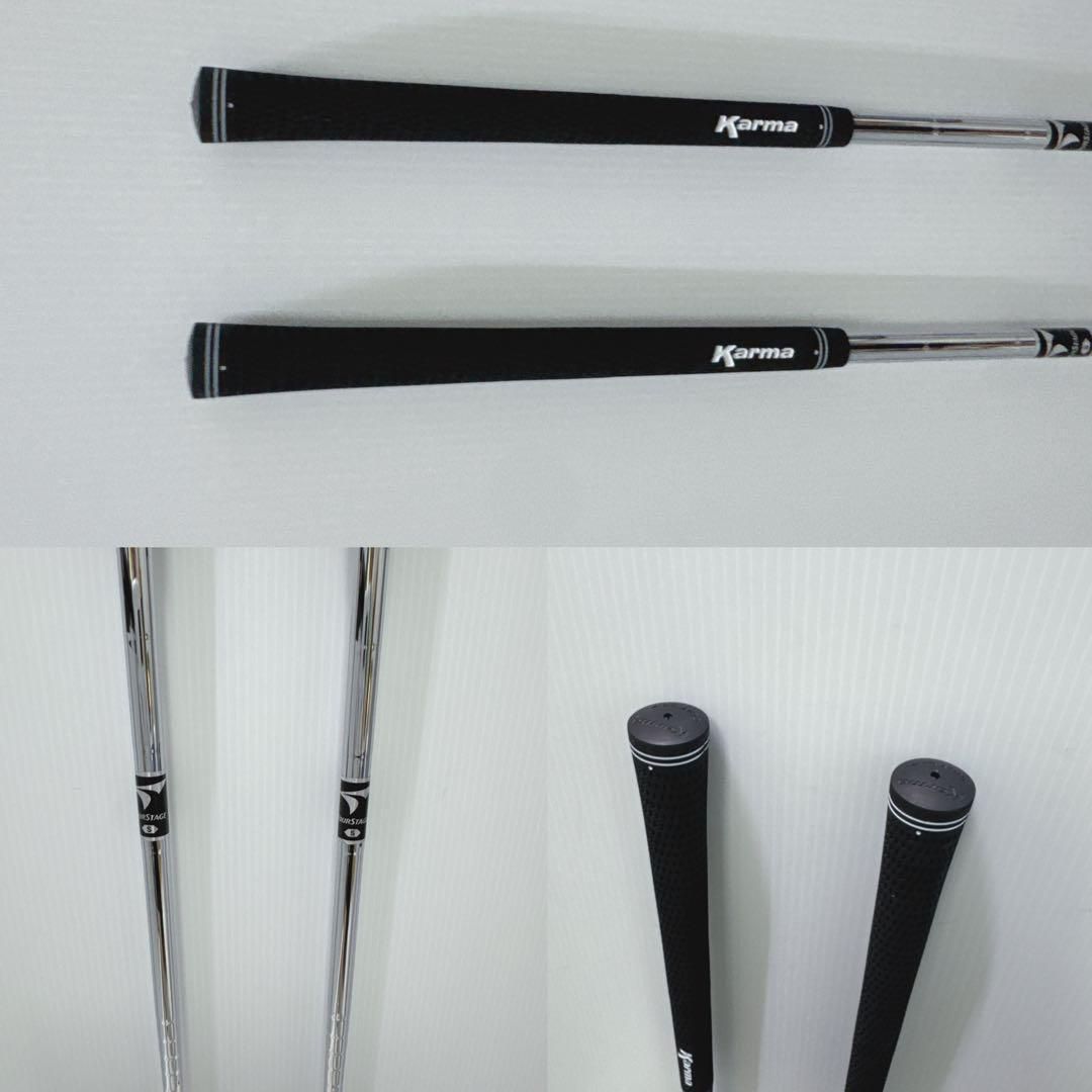 新品グリップ ブリヂストン ツアーステージ V002 PS SW 2本アイアン 新品グリップ ブリヂストン ツアーステージ V002 PS SW 2本アイアン