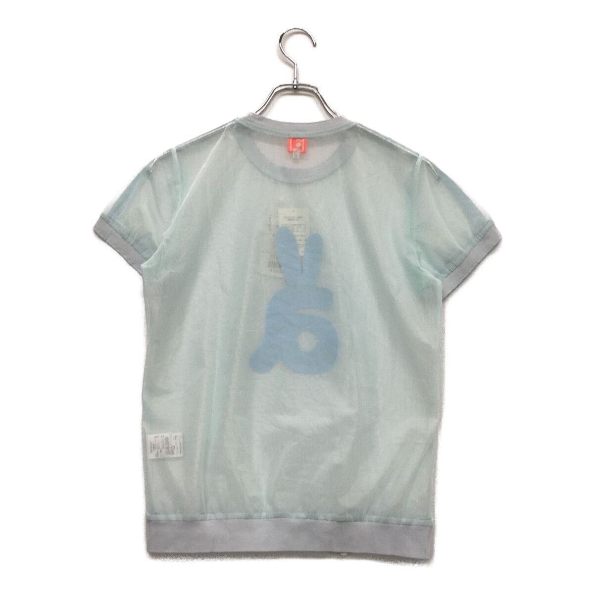 新品★未使用 ARCHIVIO 水色 ポロシャツ サイズ38 未使用品 レディース アルチビオ archivio 半袖シャツ 38(M