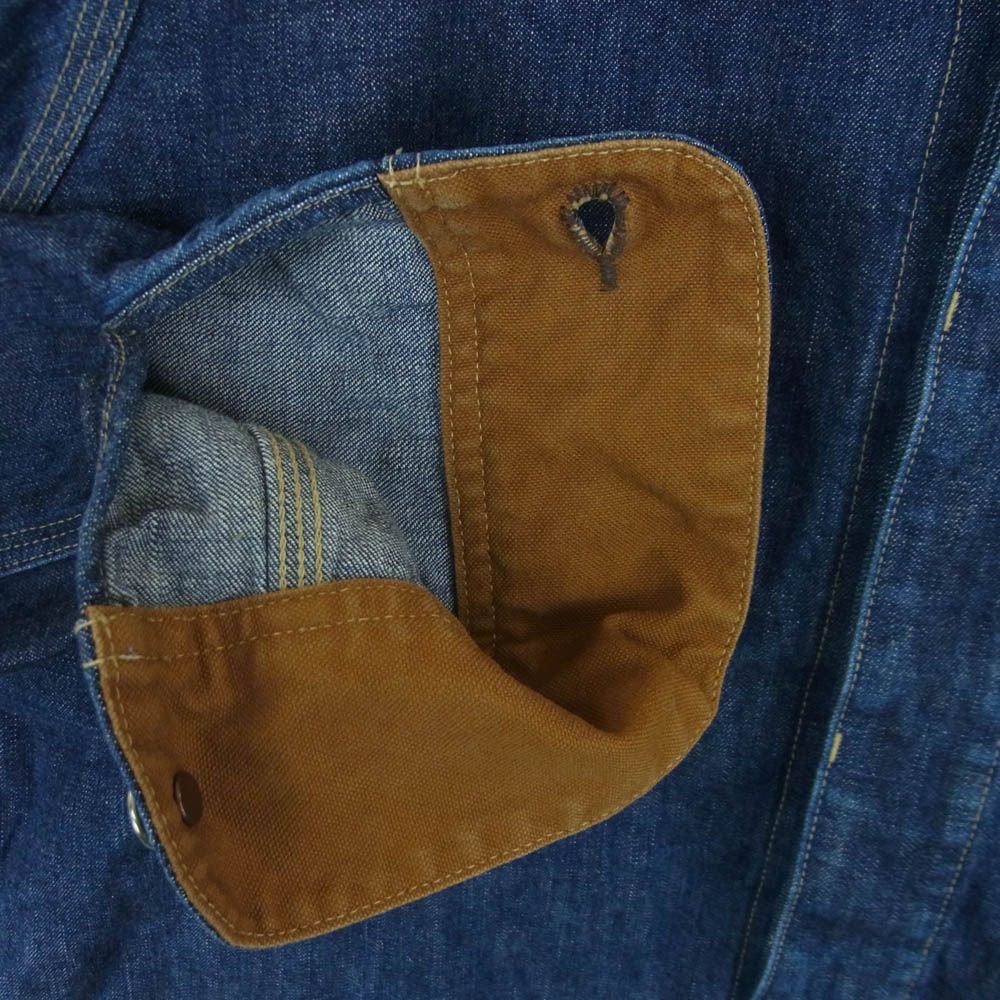 シャツ インディゴブルー系