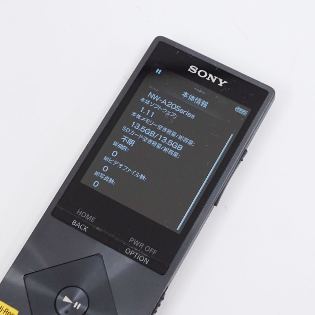 WALKMAN ウォークマン NW-A25 16GB USED美品 本体のみ チャコール 