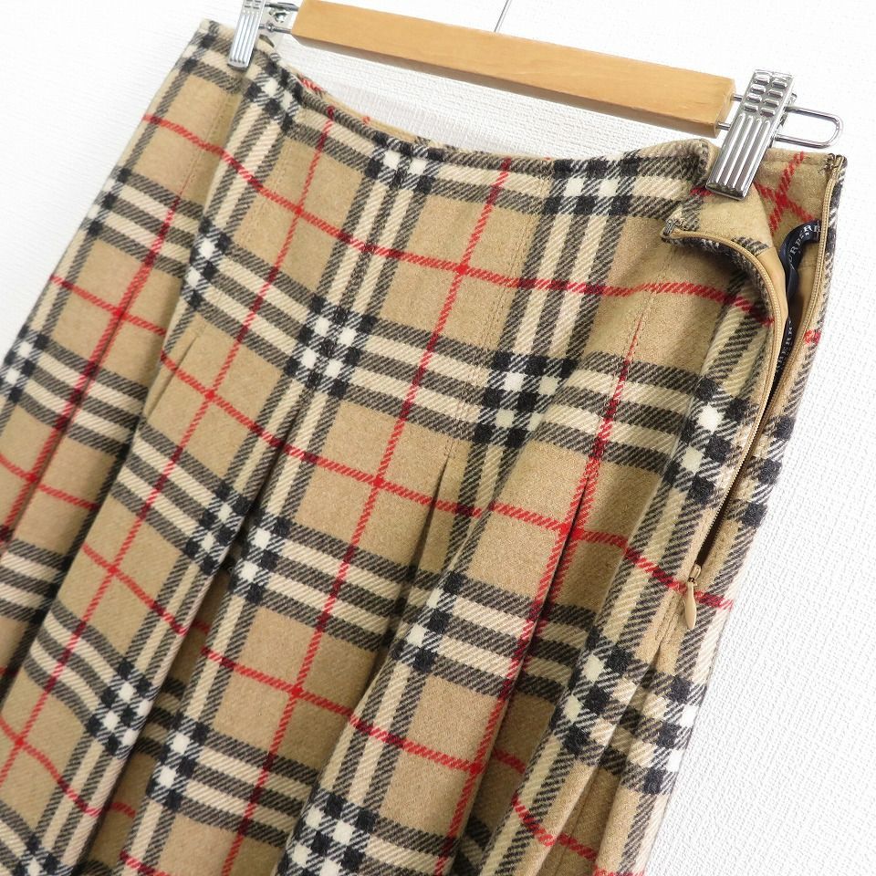 バーバリー BURBERRY スカート プリーツ ノバチェック w907145i - メルカリ