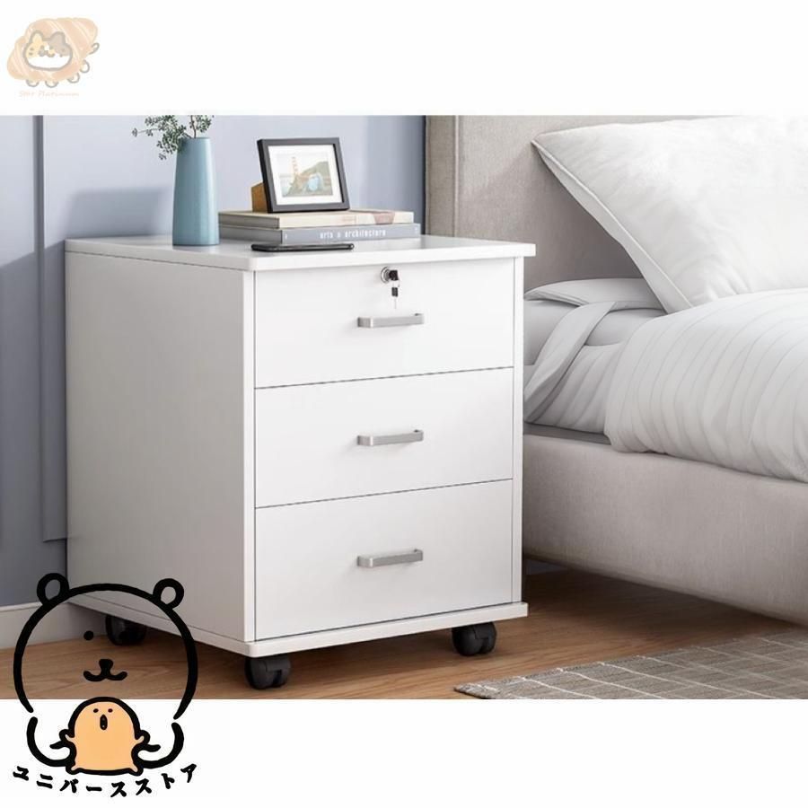 キャスター付き 鍵付き デスクワゴン 未使用 中古オフィスワゴン幅40