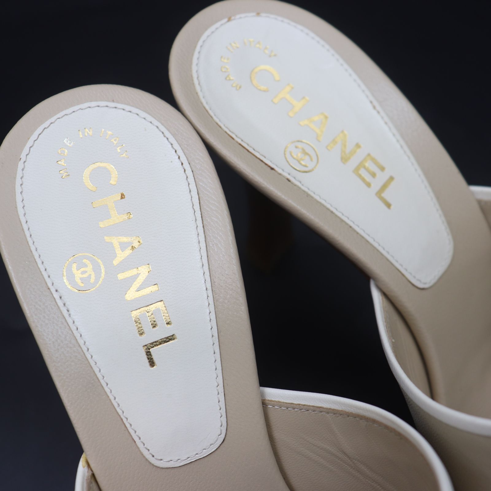 ITAD4G4KD576 シャネル 03P ターンロック ココマーク パンプス 靴  