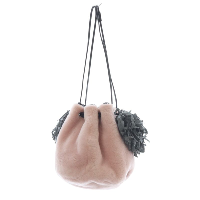 LUDLOW - 新品LUDLOW♡ベロアリボン巾着ショルダーバック