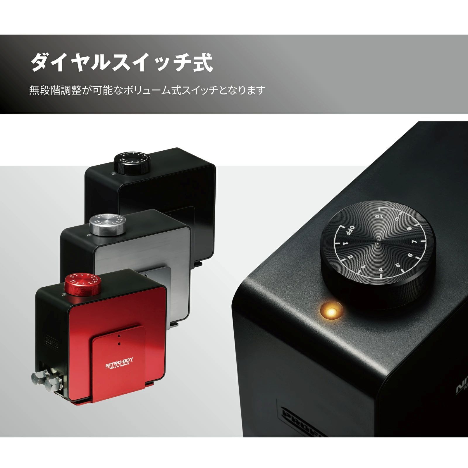 ニトロボーイ　ハンドピース付き　エアブラシ 楽天市場】エアブラシ PROFIX NITRO-BOY ニトロボーイ ミニ