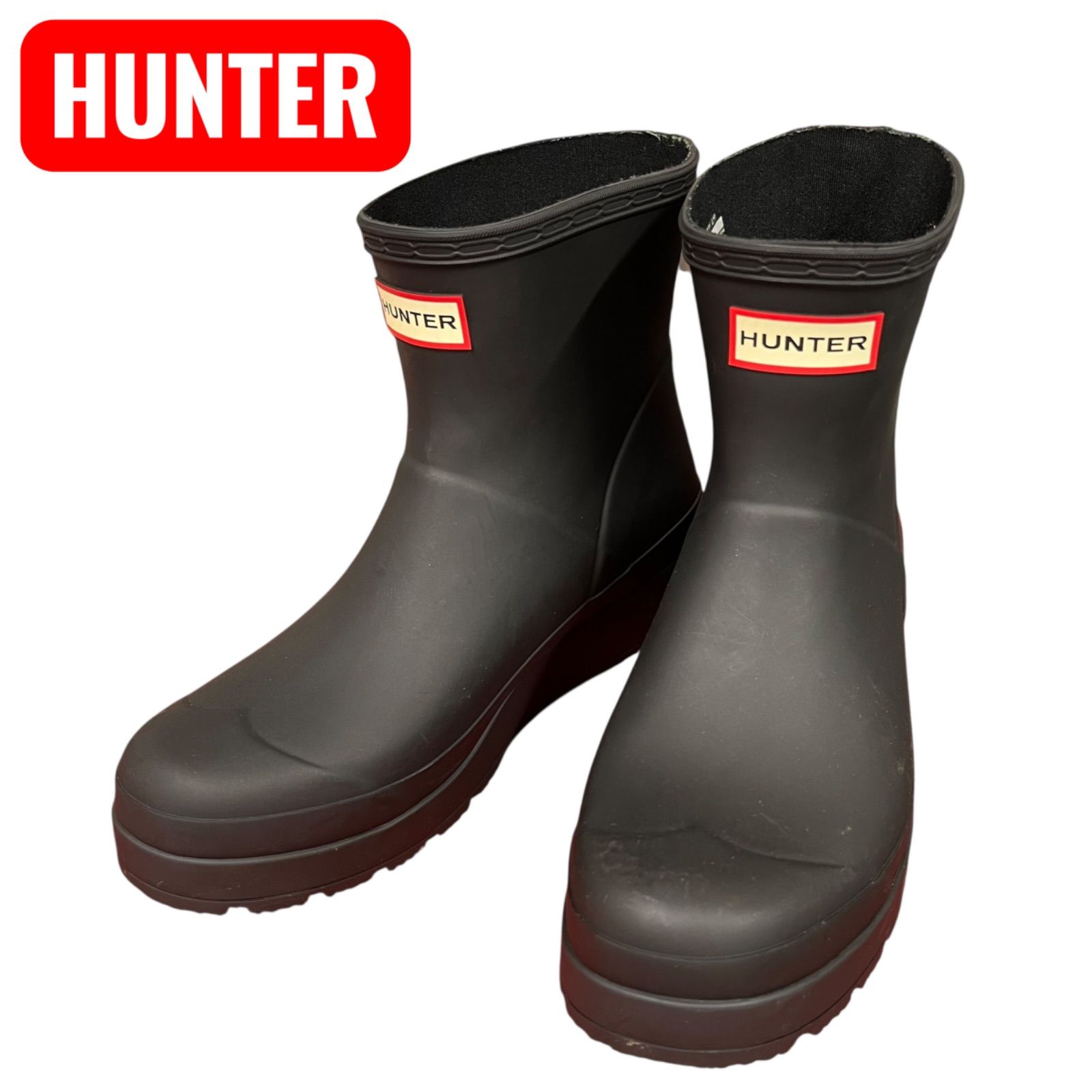 うのにもお得な ハンターHunter のレインブーツ未使用品 EU37